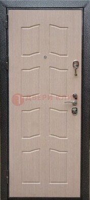 Легкая металлическая дверь с МДФ ДМ-109 в Калуге