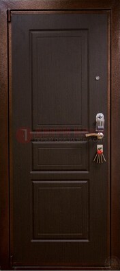 Современная стальная дверь с МДФ ДМ-158 в Калуге