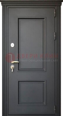 Чёрная дверь с МДФ ДМ-520 в Калуге