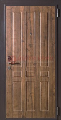 Прочная металлическая дверь с МДФ ДМ-68 в Калуге