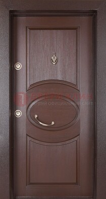 Железная дверь с массивом дуба в стиле классика ДМД-55 в Калуге