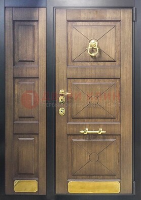 Парадная дверь с декоративными элементами ДПР-27 на дачу в Калуге