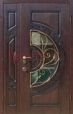 Полуторная железная дверь Винорит в классическом стиле ДСК-272 в Калуге
