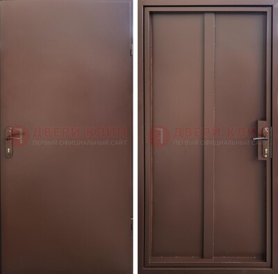 Техническая дверь с порошковым покрытием медный антик с двух сторон ДП-253 в Калуге
