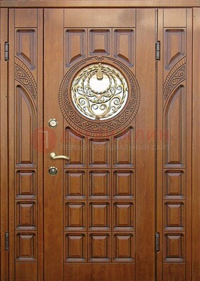 Металлическая филенчатая дверь с виноритом ДВТ-191 в Орле