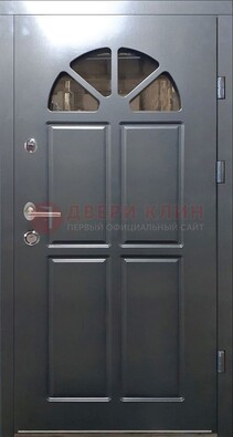Темная входная дверь с виноритом и терморазрывом ДВТ-64 в Калуге