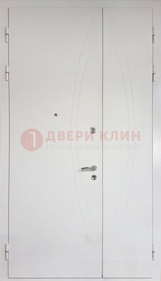 Современная полуторная стальная дверь с МДФ панелью ПЛ-25 в Калуге