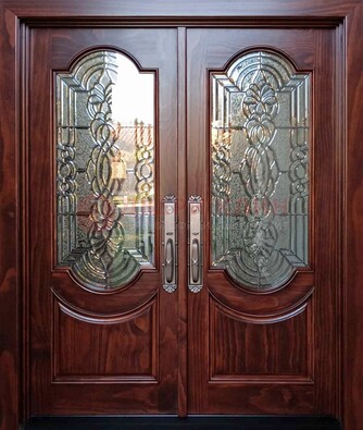 Классическая железная дверь с массивом дуба для входа ВЖ-23 в Калуге